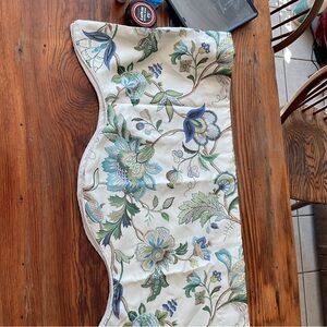 Floral window valances, set of 2. EUC!